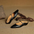 WOMEN'S LEATHER MULES - Zarino Newstyle