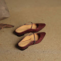 WOMEN'S LEATHER MULES - Zarino Newstyle