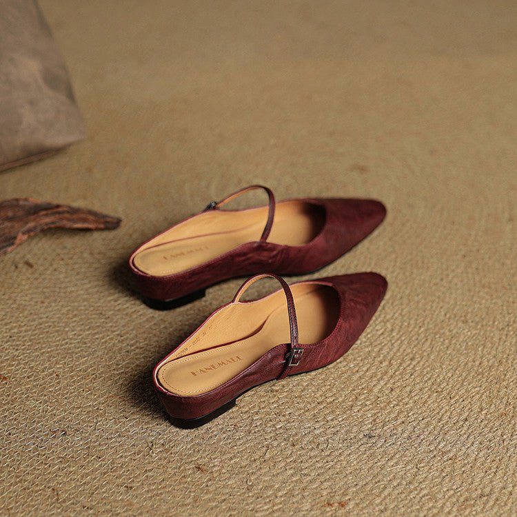 WOMEN'S LEATHER MULES - Zarino Newstyle
