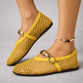 WOMEN'S MESH MARY JANE FLATS - Zarino Newstyle