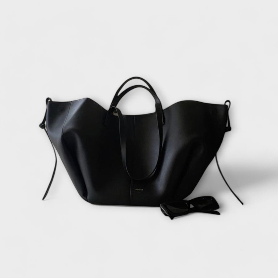 WOMEN'S MINIMALIST STRUCTURED KNOT - HANDLE TOTE BAG - Zarino Newstyle