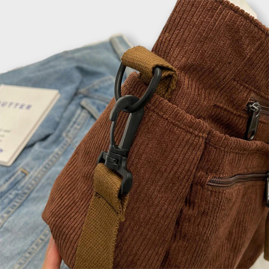 WOMEN'S MULTI - POCKET UTILITY SUMMER TOTE BAG - Zarino Newstyle