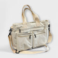 WOMEN'S MULTI - POCKET UTILITY SUMMER TOTE BAG - Zarino Newstyle