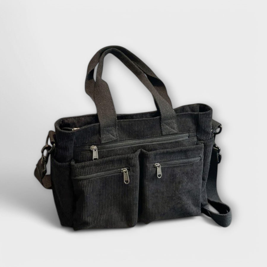 WOMEN'S MULTI - POCKET UTILITY SUMMER TOTE BAG - Zarino Newstyle