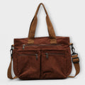 WOMEN'S MULTI - POCKET UTILITY SUMMER TOTE BAG - Zarino Newstyle