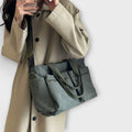 WOMEN'S MULTI - POCKET UTILITY SUMMER TOTE BAG - Zarino Newstyle