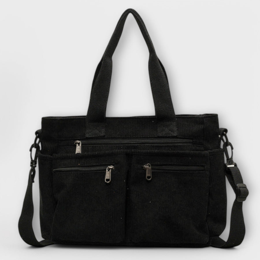 WOMEN'S MULTI - POCKET UTILITY SUMMER TOTE BAG - Zarino Newstyle
