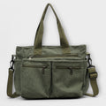 WOMEN'S MULTI - POCKET UTILITY SUMMER TOTE BAG - Zarino Newstyle