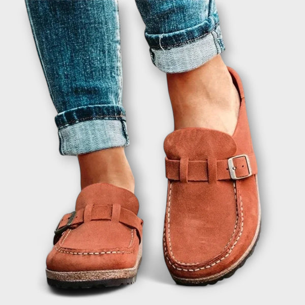 WOMEN'S ORTHOPEDIC BUCKLE SUMMER MOCCASINS