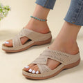 WOMEN'S ORTHOPEDIC CROSS STRAP SANDALS - Zarino Newstyle