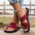 WOMEN'S ORTHOPEDIC CROSS STRAP SUMMER SANDALS - Zarino Newstyle