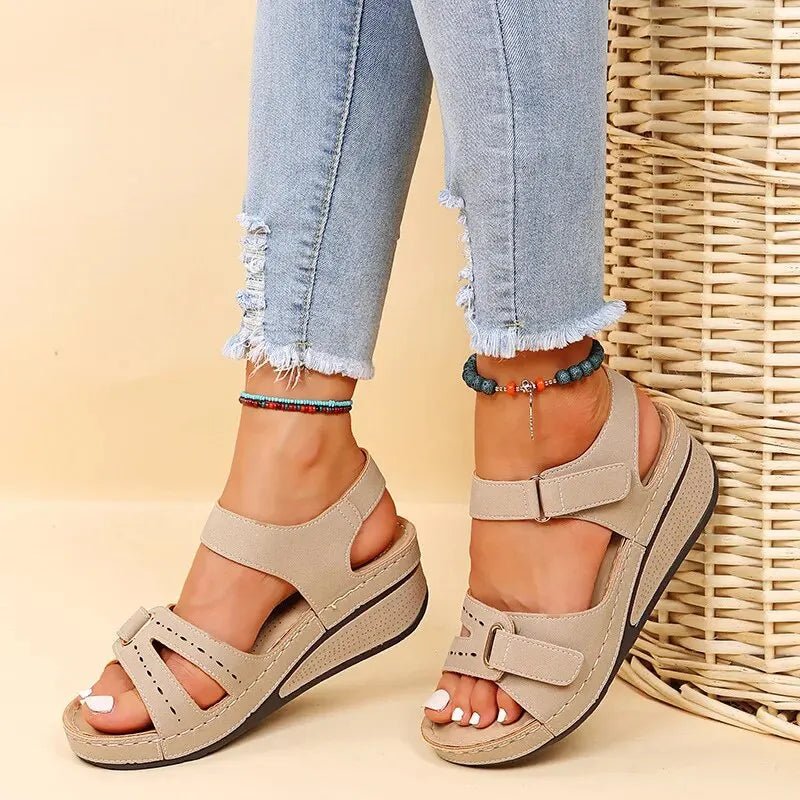WOMEN'S ORTHOPEDIC DOUBLE STRAP SANDALS - Zarino Newstyle