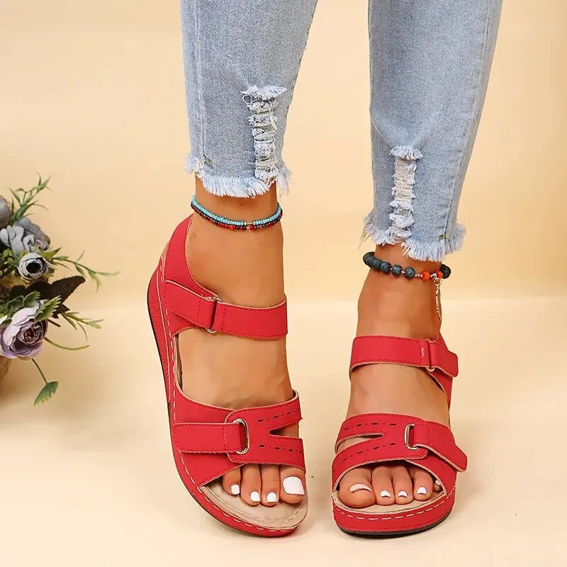 WOMEN'S ORTHOPEDIC DOUBLE STRAP SANDALS - Zarino Newstyle