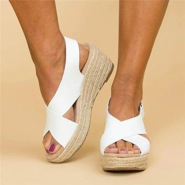 WOMEN'S ORTHOPEDIC SANDALS CROSS STRAP