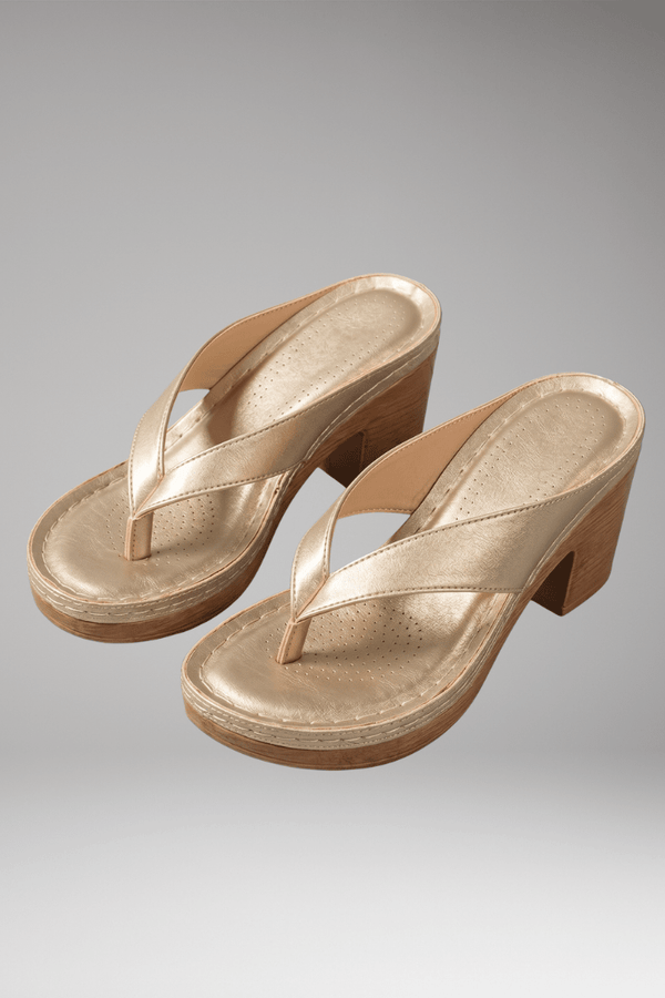 WOMEN'S ORTHOPEDIC HEELED FLIP FLOPS - Zarino Newstyle