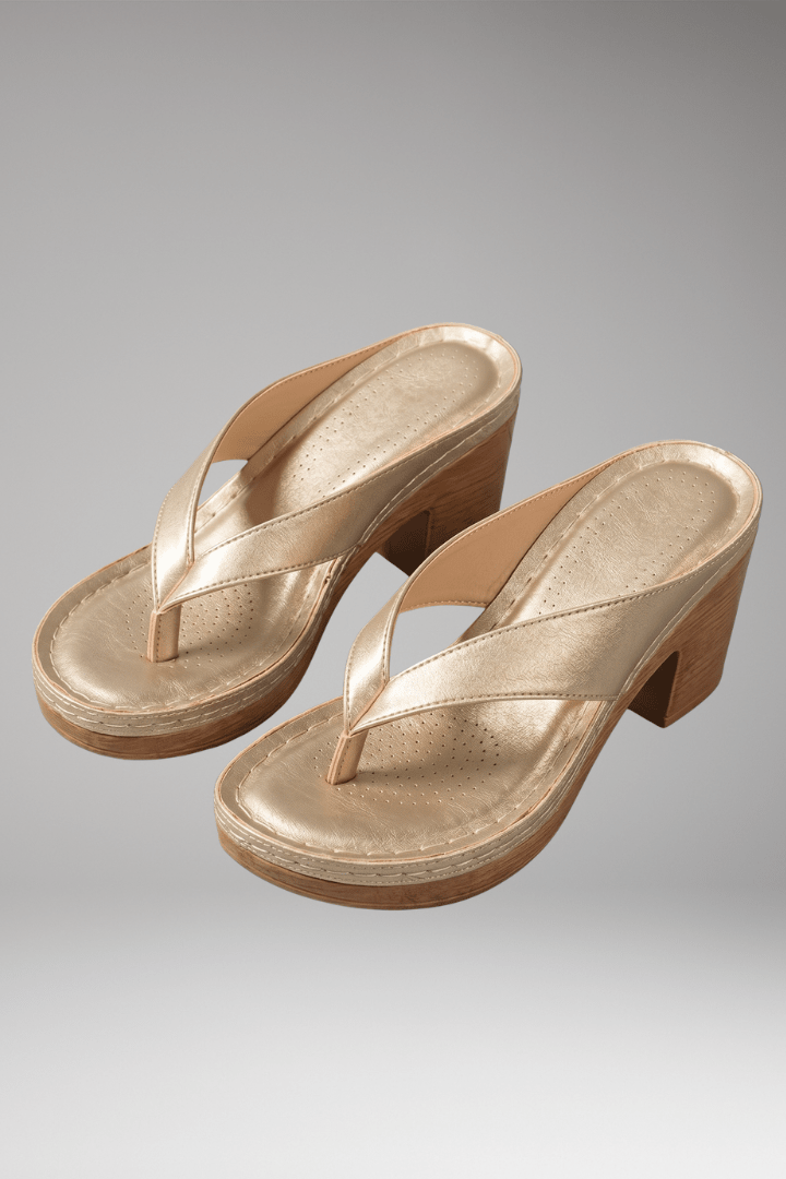 WOMEN'S ORTHOPEDIC HEELED FLIP FLOPS - Zarino Newstyle