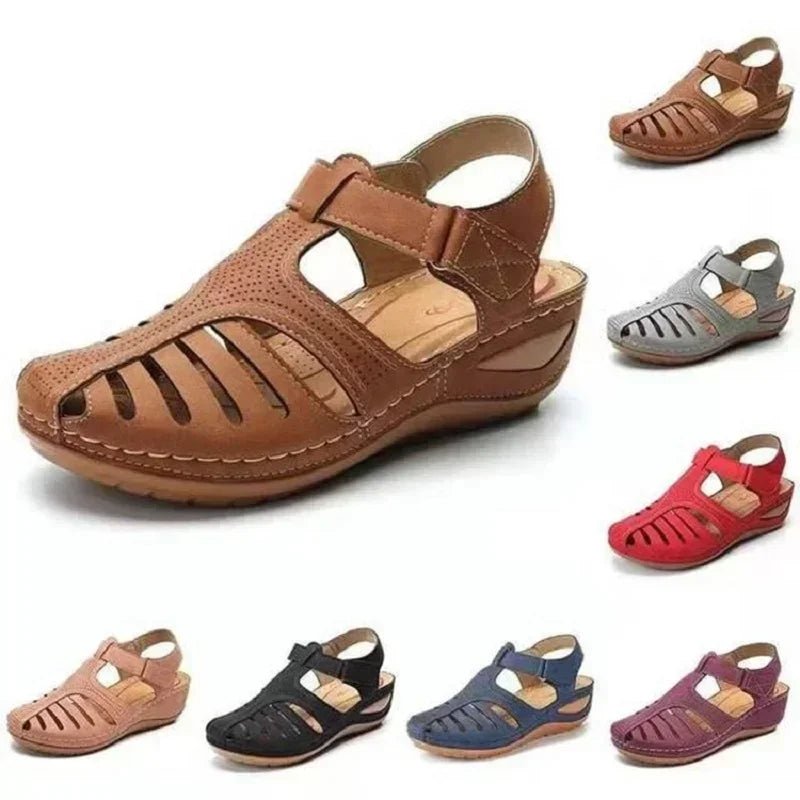 WOMEN'S ORTHOPEDIC PERFORATED SANDALS - Zarino Newstyle