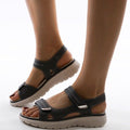 WOMEN'S ORTHOPEDIC PLATFORM SANDALS WITH ADJUSTABLE STRAPS - Zarino Newstyle