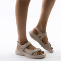 WOMEN'S ORTHOPEDIC PLATFORM SANDALS WITH ADJUSTABLE STRAPS - Zarino Newstyle