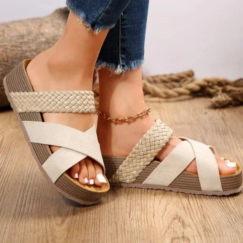 WOMEN'S ORTHOPEDIC PLATFORM SUMMER SANDALS - Zarino Newstyle