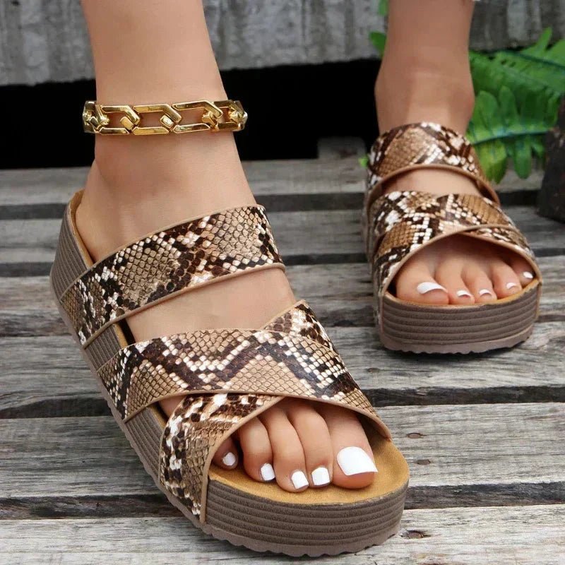 WOMEN'S ORTHOPEDIC PLATFORM SUMMER SANDALS - Zarino Newstyle