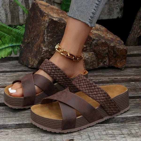 WOMEN'S ORTHOPEDIC PLATFORM SUMMER SANDALS - Zarino Newstyle
