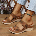 WOMEN'S ORTHOPEDIC WEDGE SLIDES - Zarino Newstyle