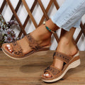 WOMEN'S ORTHOPEDIC WEDGE SLIDES - Zarino Newstyle