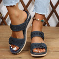 WOMEN'S ORTHOPEDIC WEDGE SLIDES - Zarino Newstyle