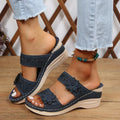 WOMEN'S ORTHOPEDIC WEDGE SLIDES - Zarino Newstyle