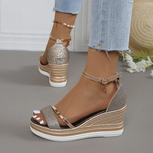WOMEN'S ORTHOPEDIC WEDGE STRAP SUMMER SANDALS - Zarino Newstyle