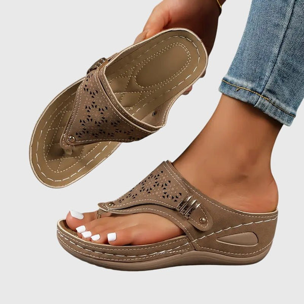 WOMEN'S ORTHOPEDIC WEDGE SUMMER SANDALS - Zarino Newstyle
