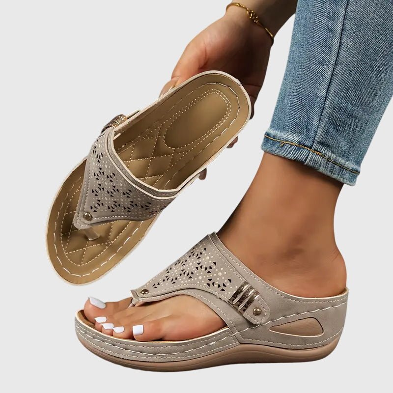 WOMEN'S ORTHOPEDIC WEDGE SUMMER SANDALS - Zarino Newstyle