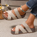 WOMEN'S ORTHOPEDIC WOVEN STRAP SUMMER SANDALS - Zarino Newstyle