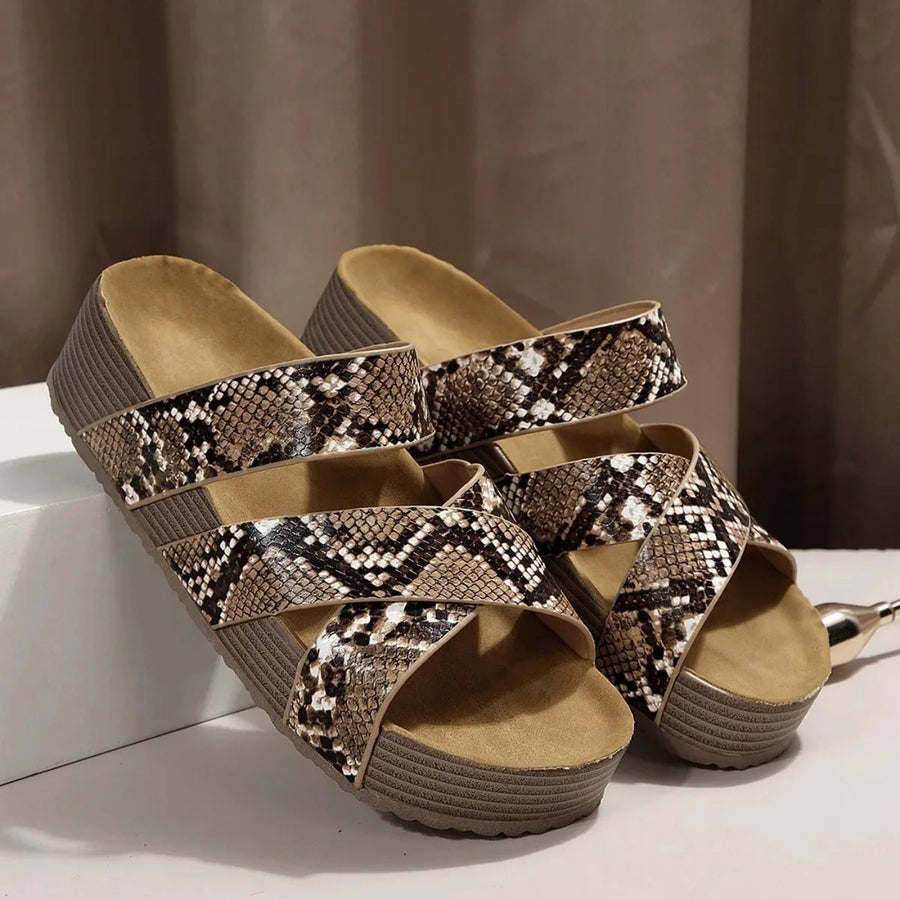 WOMEN'S ORTHOPEDIC WOVEN STRAP SUMMER SANDALS - Zarino Newstyle