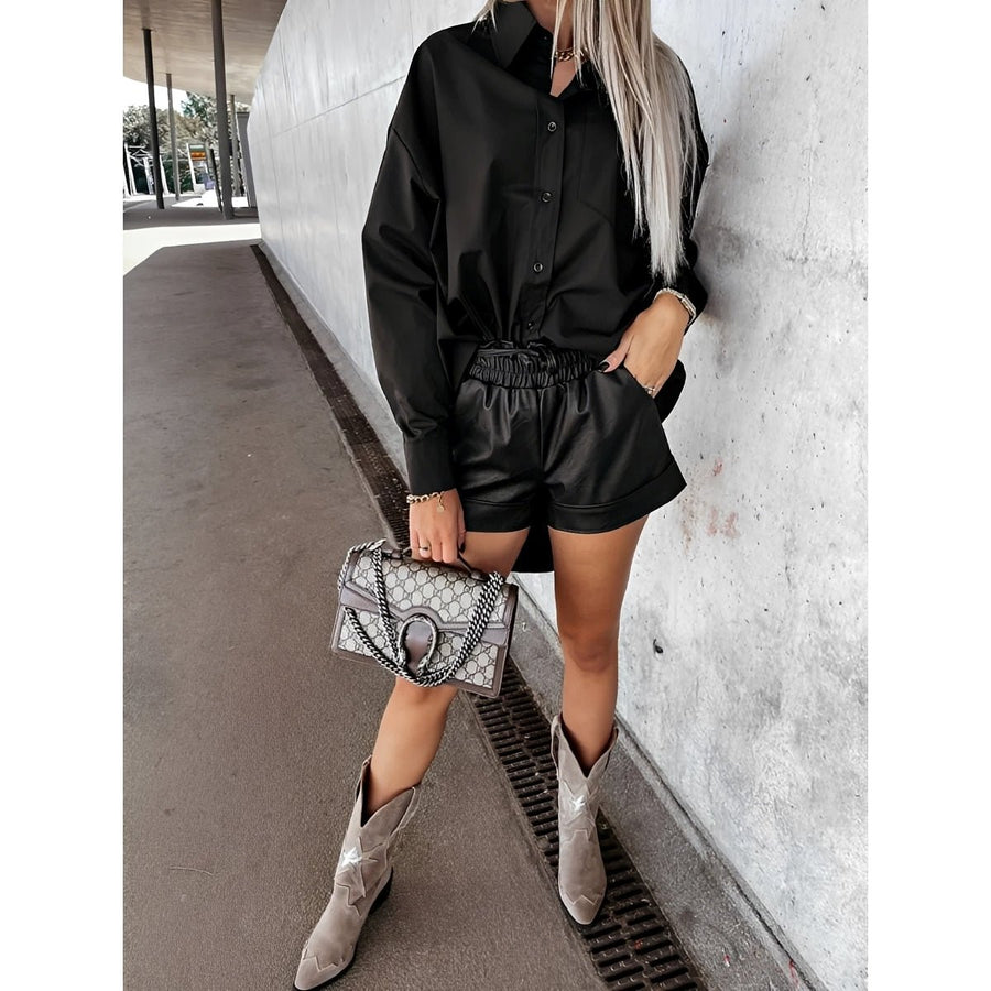 WOMEN'S OVERSIZED BOYFRIEND SHIRT SUMMER DRESS - Zarino Newstyle
