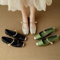 WOMEN'S PEARL EMBELLISHED MARY JANE FLATS - Zarino Newstyle