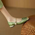 WOMEN'S PEARL EMBELLISHED MARY JANE FLATS - Zarino Newstyle