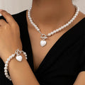 WOMEN'S PEARL NECKLACE & BRACELET SET - Zarino Newstyle
