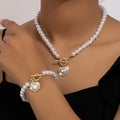WOMEN'S PEARL NECKLACE & BRACELET SET - Zarino Newstyle