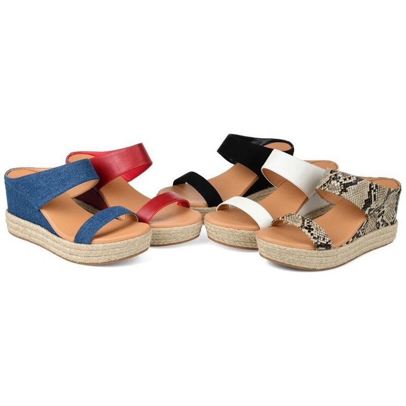 WOMEN'S PLATFORM ESPADRILLE SANDALS - Zarino Newstyle
