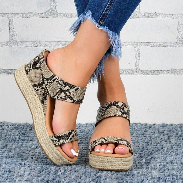 WOMEN'S PLATFORM ESPADRILLE SANDALS - Zarino Newstyle