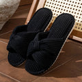 WOMEN'S PLUSH OPEN TOE SLIPPERS - Zarino Newstyle