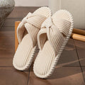 WOMEN'S PLUSH OPEN TOE SLIPPERS - Zarino Newstyle