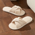 WOMEN'S PLUSH OPEN TOE SLIPPERS - Zarino Newstyle