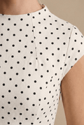 WOMEN'S POLKA DOT MAXI DRESS - Zarino Newstyle