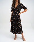 WOMEN'S POLKA DOT SUMMER MIDI DRESS - Zarino Newstyle