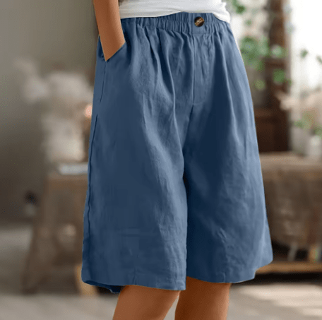 WOMEN'S RELAXED FIT COMFORT SUMMER SHORTS - Zarino Newstyle