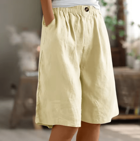 WOMEN'S RELAXED FIT COMFORT SUMMER SHORTS - Zarino Newstyle