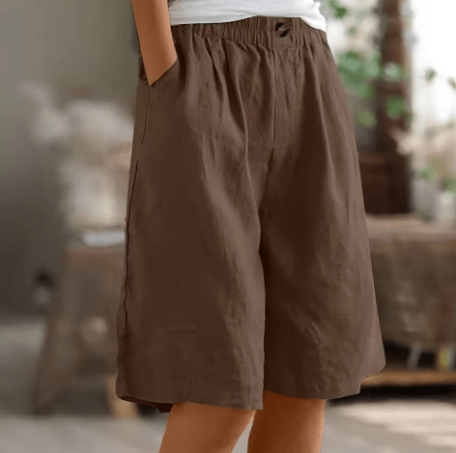 WOMEN'S RELAXED FIT COMFORT SUMMER SHORTS - Zarino Newstyle